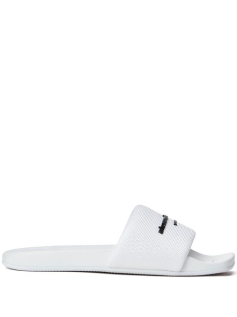 Alexander Wang Aw Pool logo-embossed slides Women