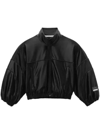 Alexander Wang ボンバージャケット | ブラック | FARFETCH JP