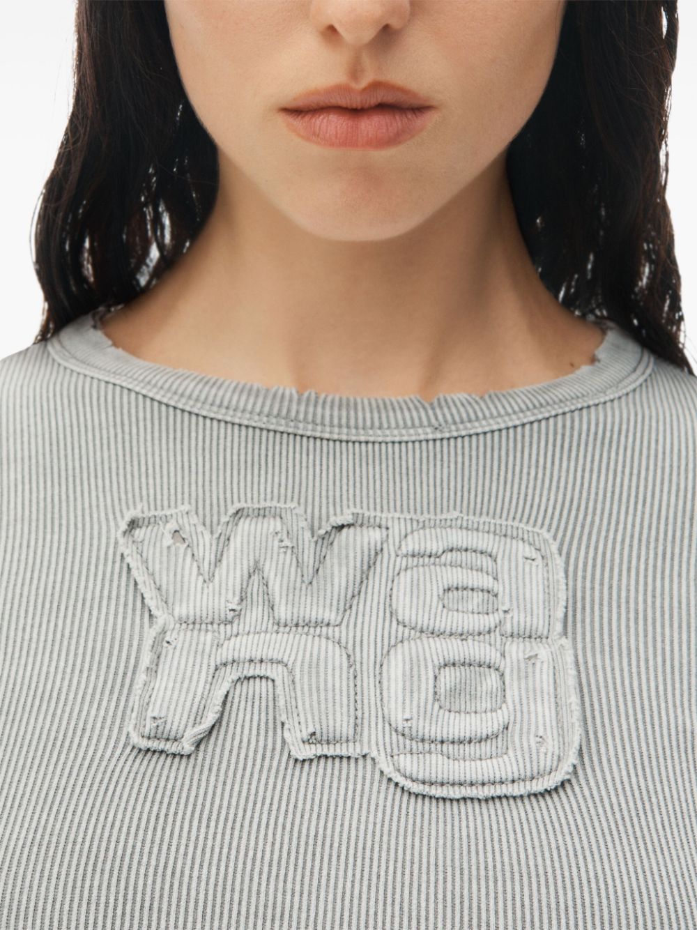 Alexander Wang logo-applique long-sleeve T-shirt Women