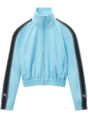 【アレキサンダーワン】 Jackets - Cropped Jackets ジャケット Alexander Wang X Axle Cropped Crop Denim Jean Jacket Coat