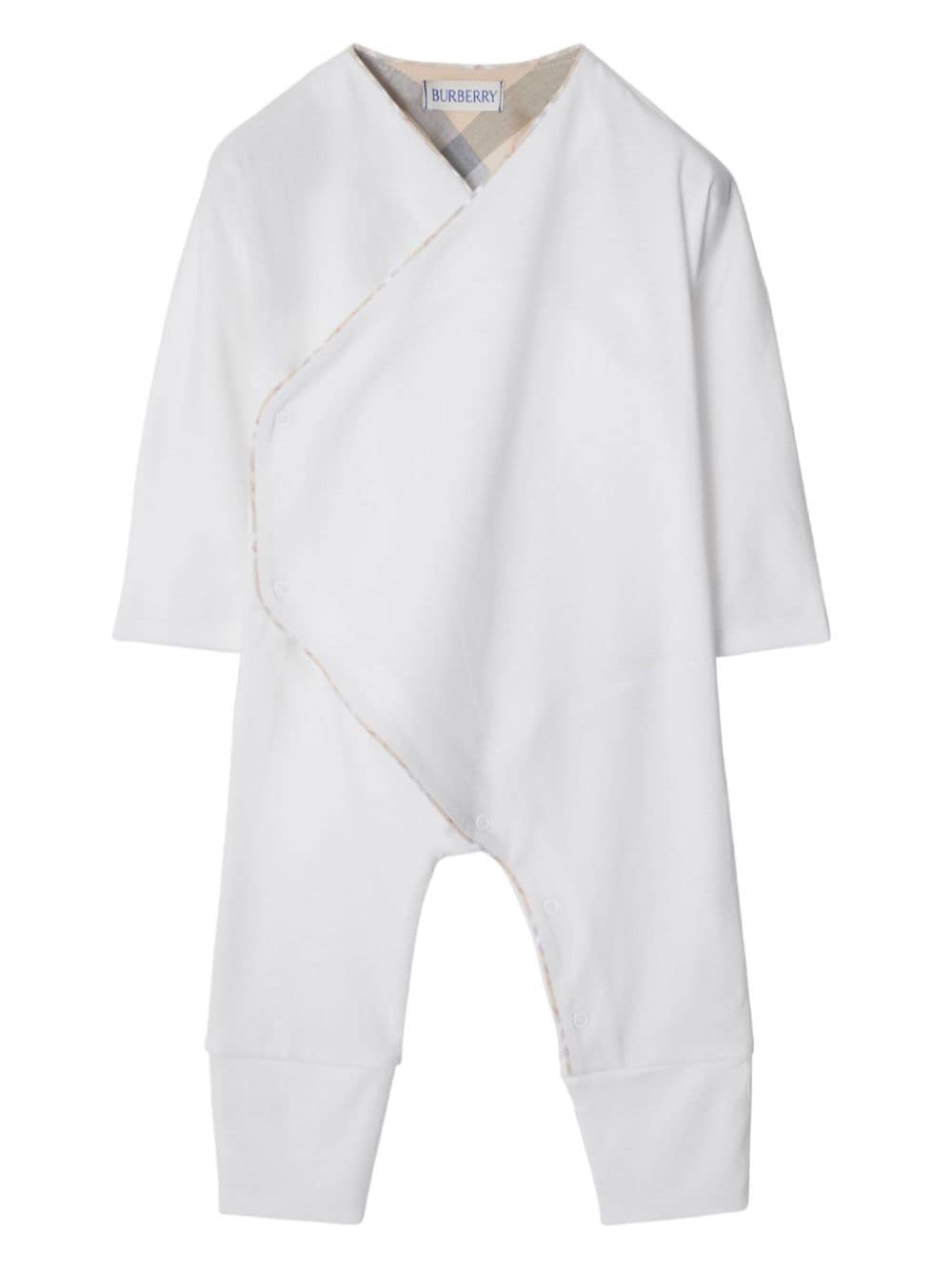 Burberry Cotton Two-piece Baby Gift Set In White