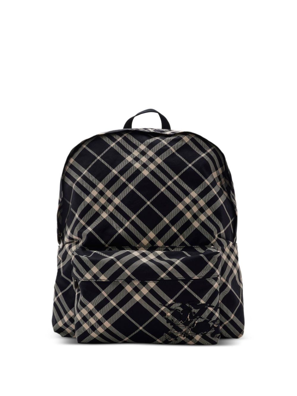 Burberry EKD checked backpack - Black