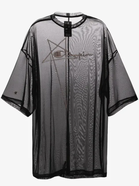 Rick Owens embroidered logo T-shirt