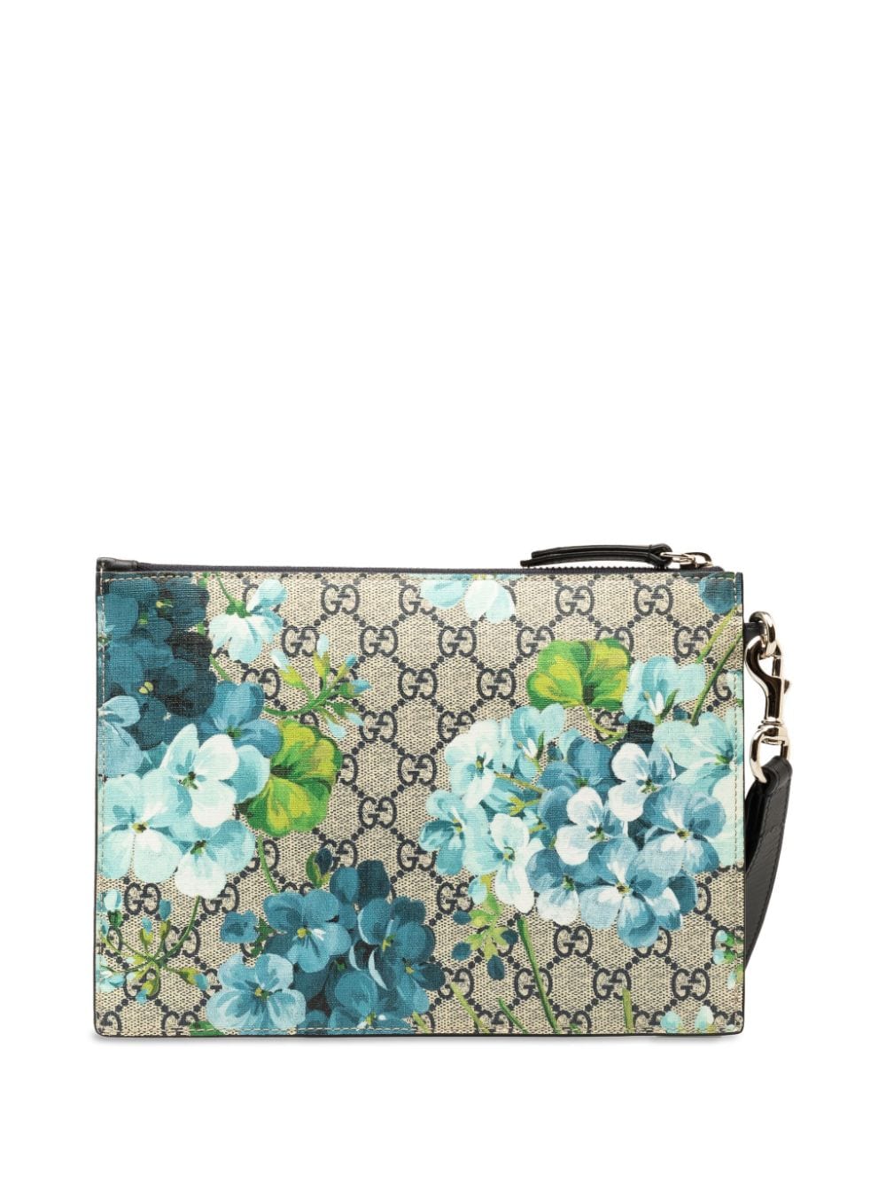 Gucci Pre-Owned 2016-2023 GG Supreme Blooms clutch bag - Blauw