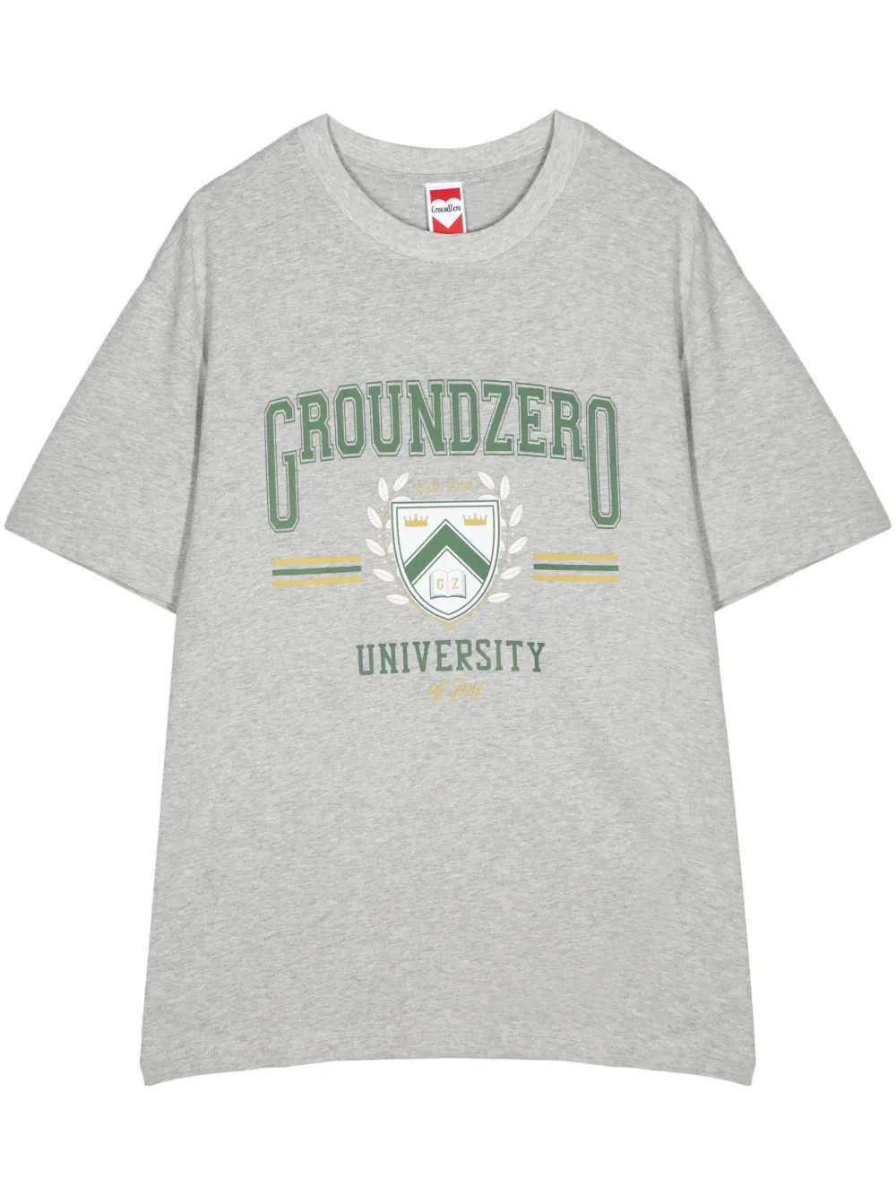 University logo-print cotton T-shirt