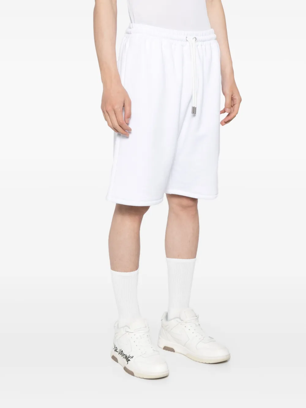 Off-White Shorts met geborduurd logo Wit