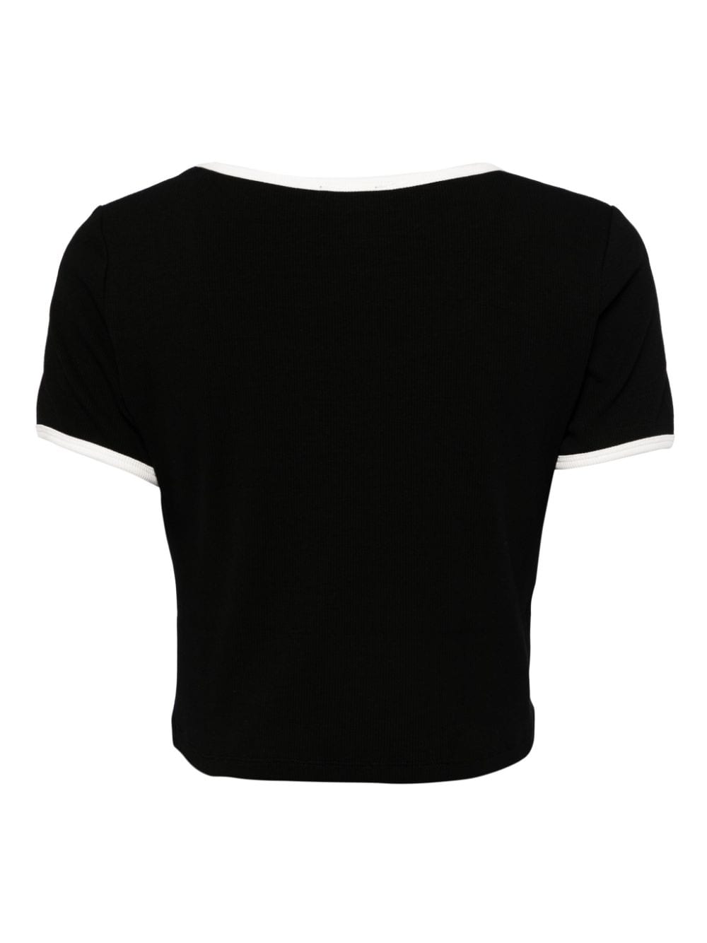 tout a coup Poloshirt met geborduurd logo - Zwart