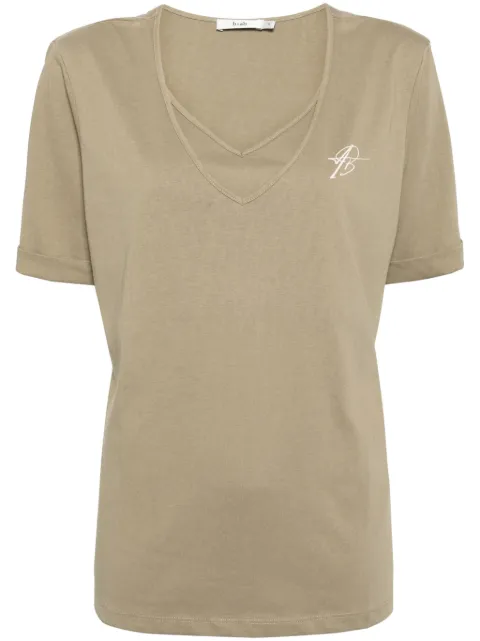 b+ab layered V-neck jersey T-shirt