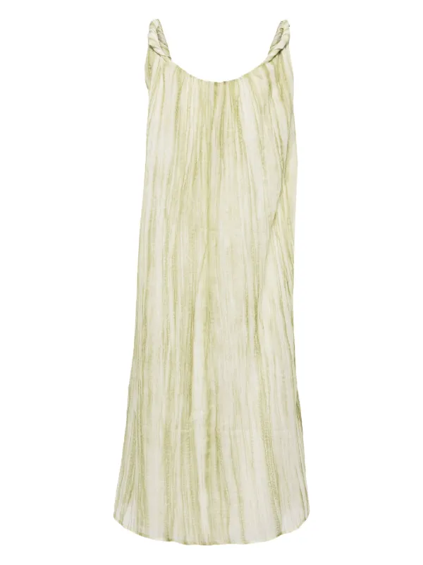Tout a Coup twisted-straps Shift Dress | Green | FARFETCH
