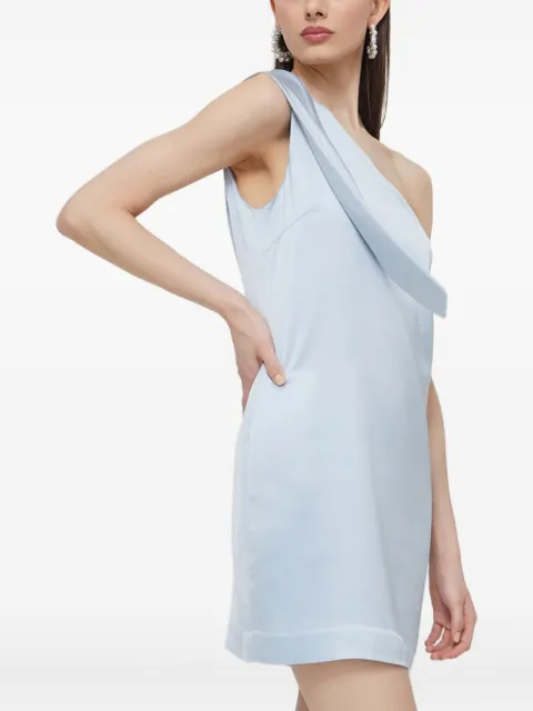 HUGO one-shoulder draped mini dress