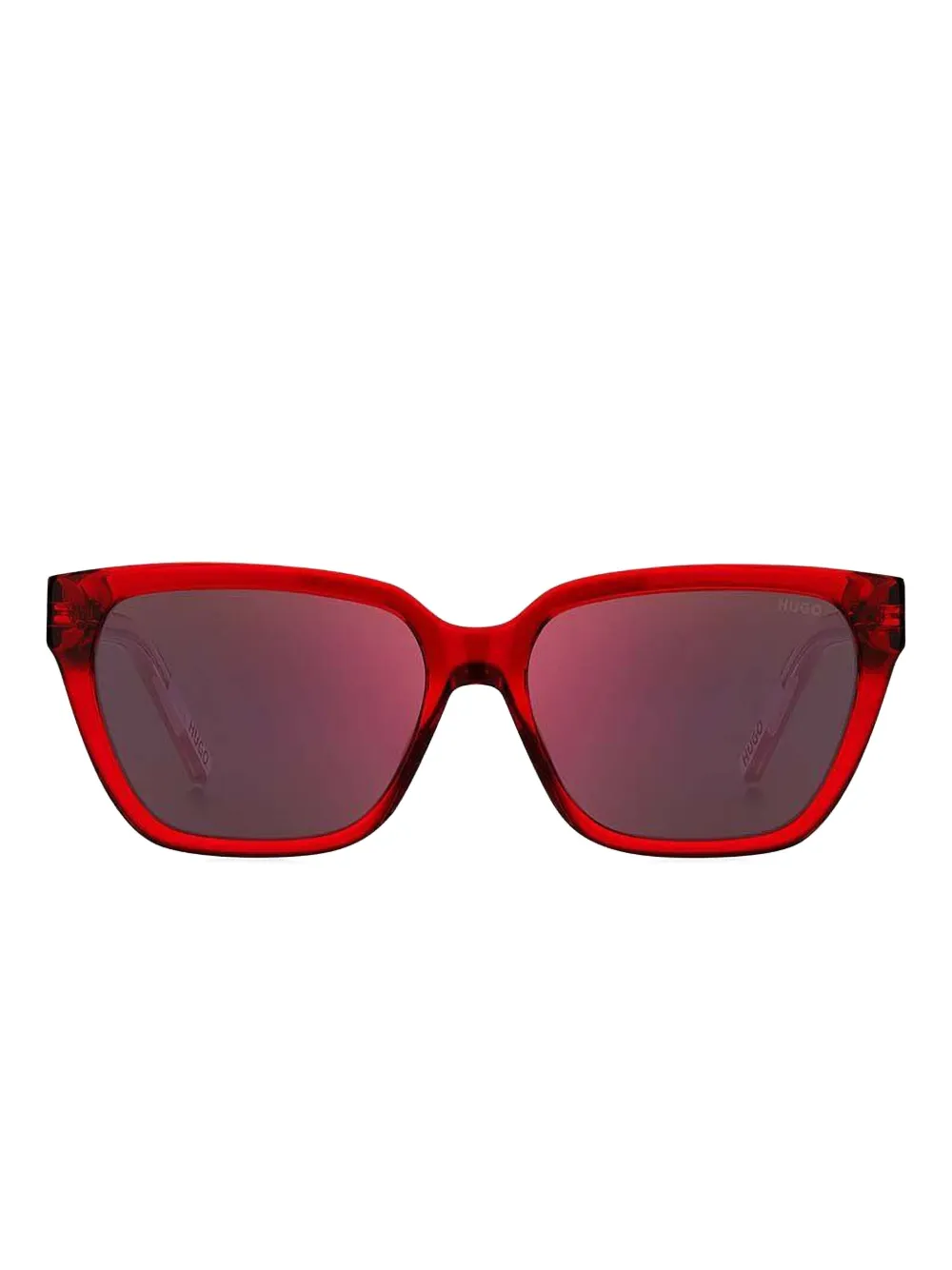 HUGO lentes de sol con armazón cat eye | rojo | Image 1