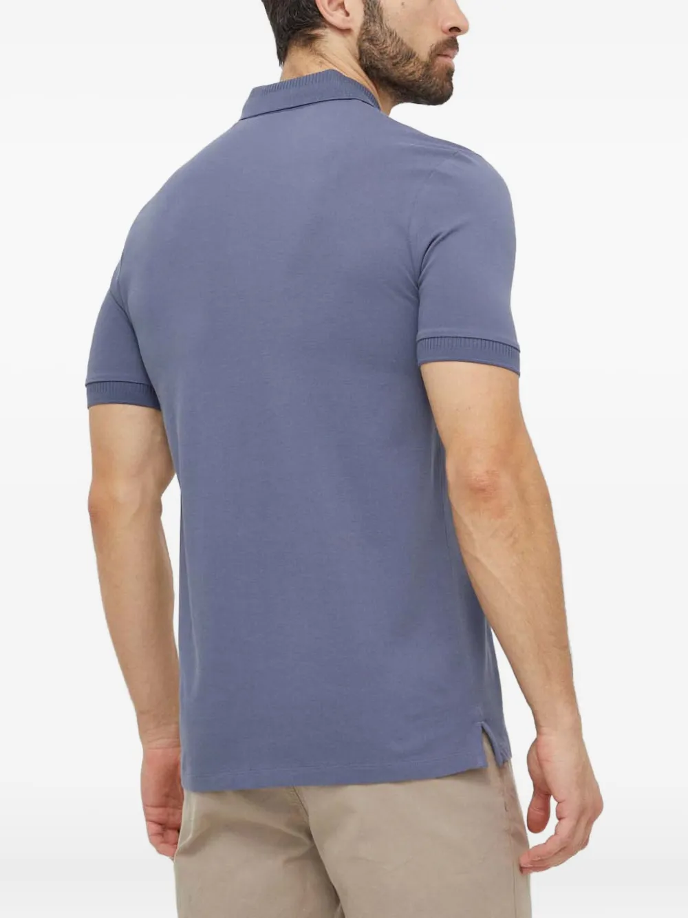 HUGO Poloshirt met logo - Blauw