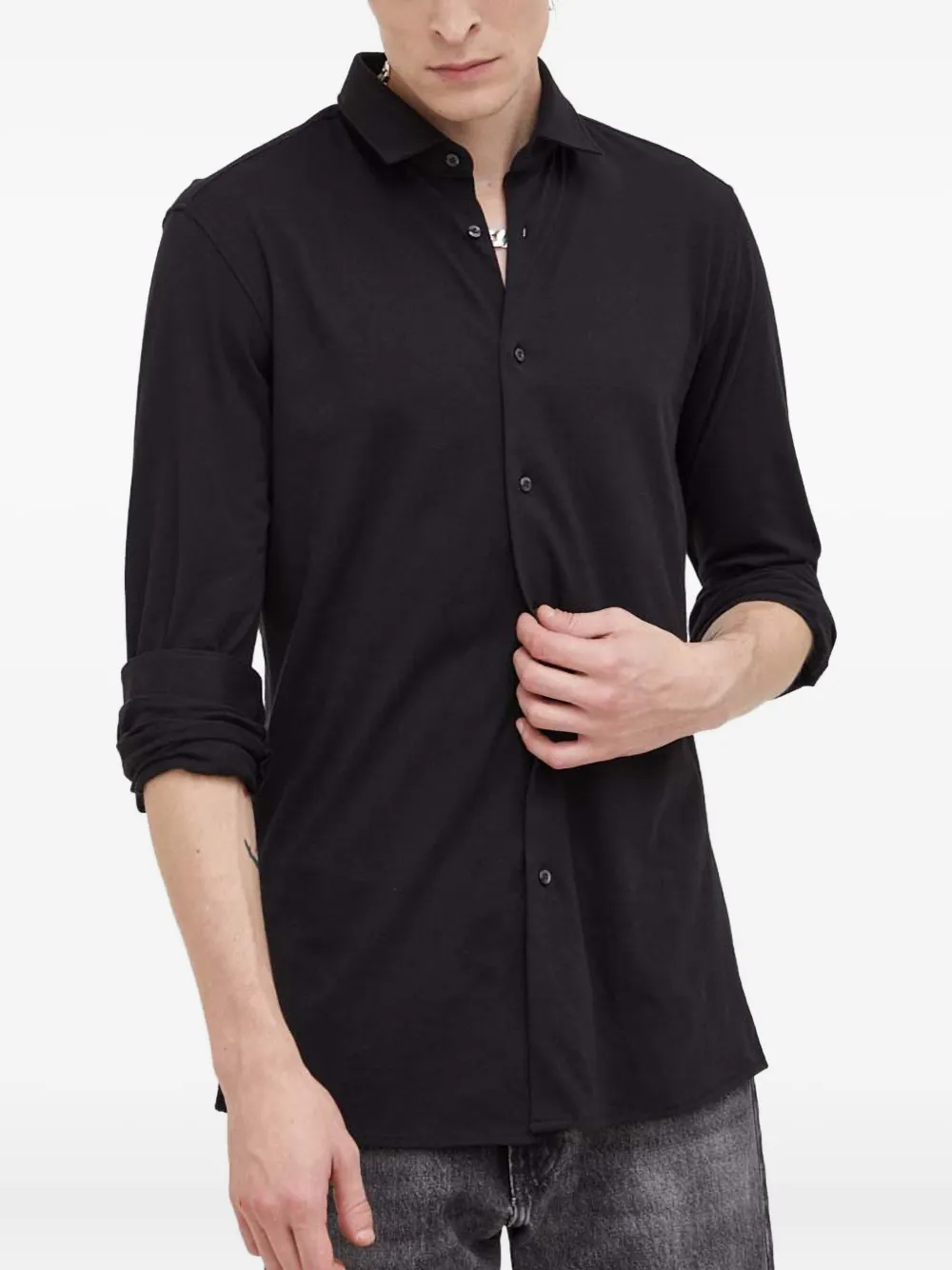 HUGO buttoned shirt | Black | Image 1