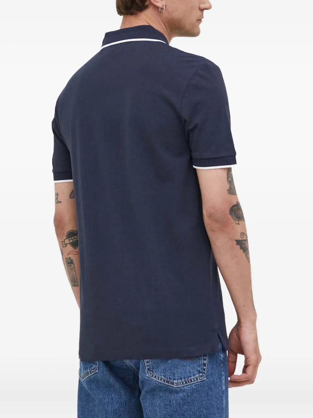 HUGO Poloshirt met logo Blauw