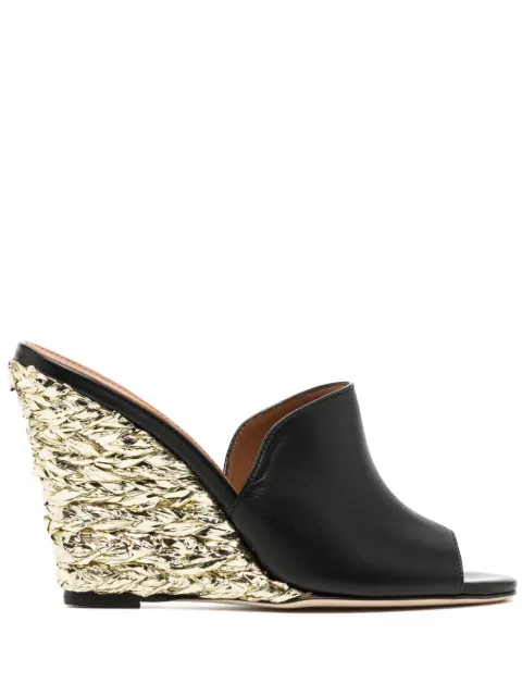 Paris Texas Deia 100mm leather sandals