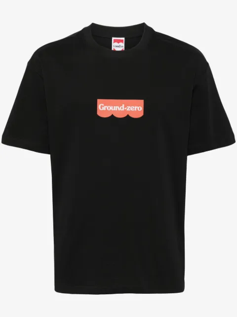Ground Zero playera con logo estampado