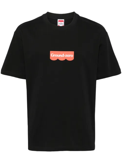 T-shirt en coton à logo imprimé - Ground Zero - Modalova