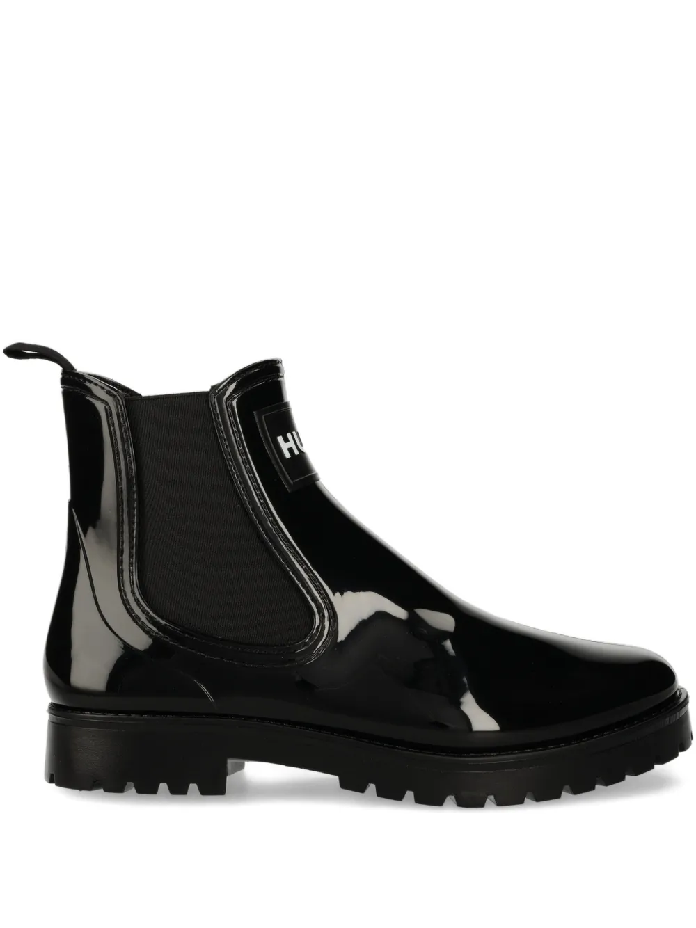 HUGO logo-plaque boot | negro | Image 1