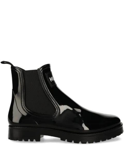 HUGO logo-plaque boot