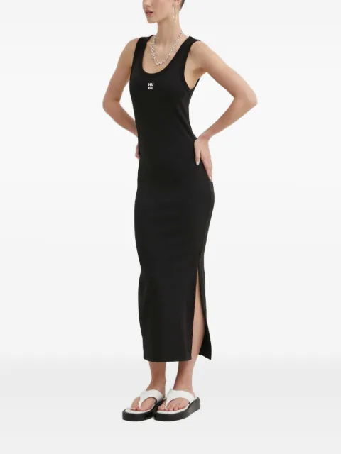 HUGO side-slit midi dress