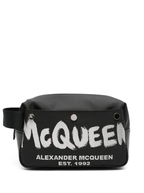Trousse de toilette à logo imprimé - Alexander McQueen - Modalova
