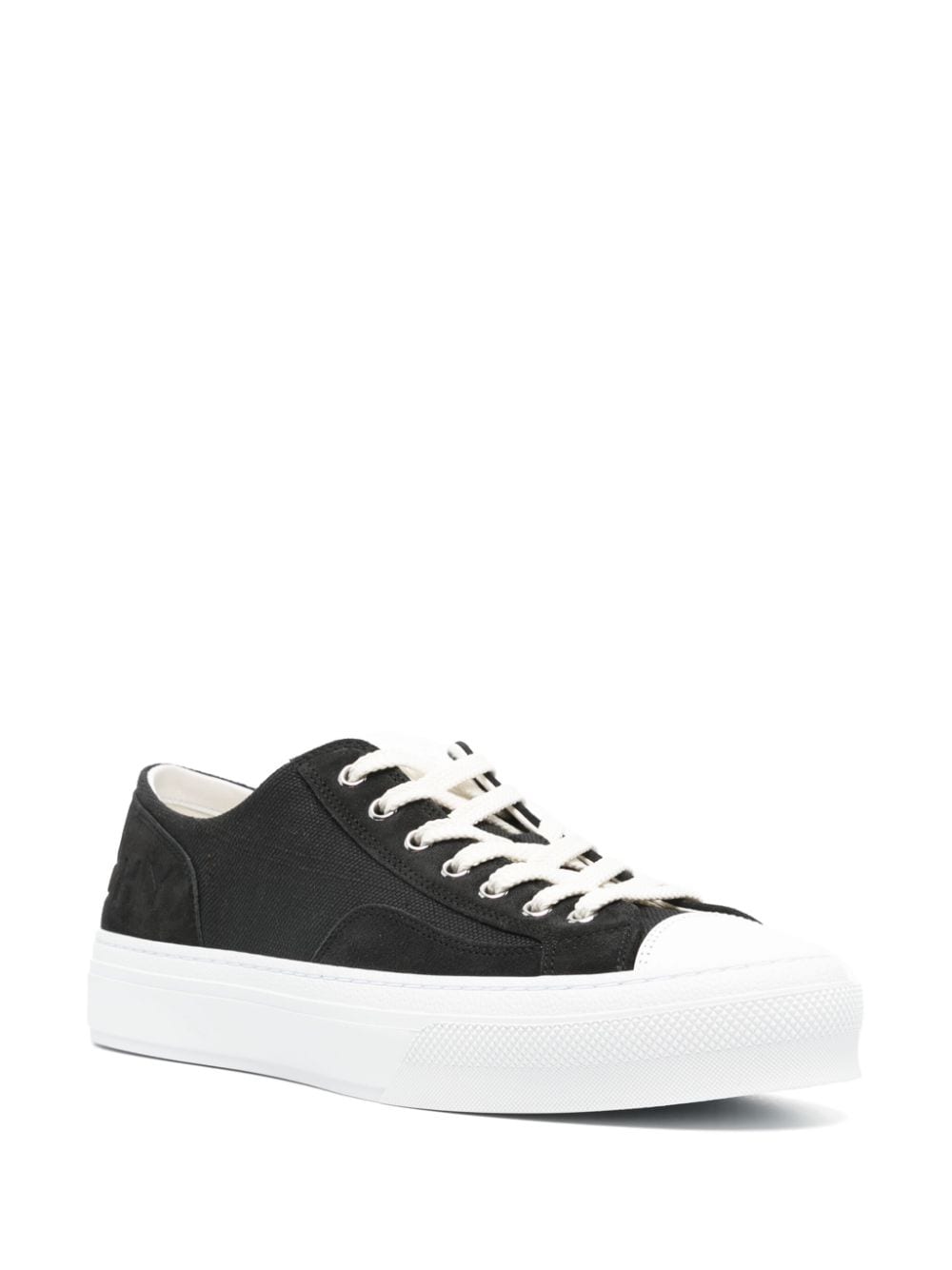 Shop Givenchy City Low-top Sneakers In Black