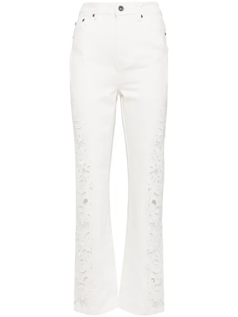 Self-Portrait jeans bordados