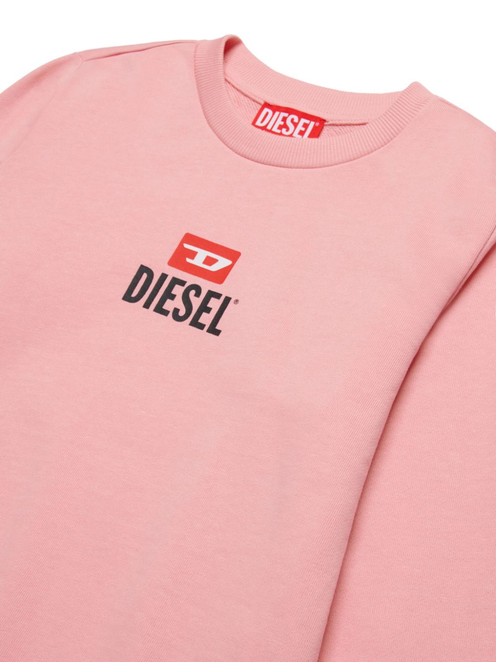 Shop Diesel Olive Sweatshirt In Pink