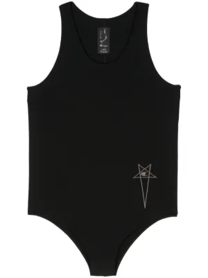 rick owens x champion ノースリーブシャツ Rick Owens X Champion タンクトップ | ブラック | FARFETCH JP