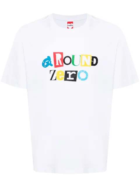 Ground Zero logo-print cotton T-shirt