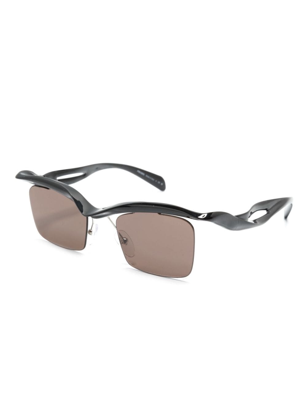 Prada Eyewear Zonnebril zonder montuur - Zwart