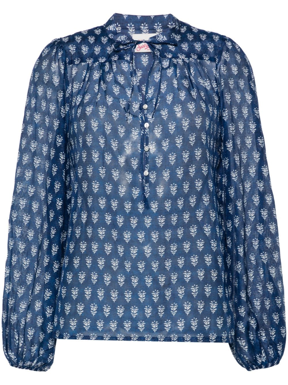 Harper graphic-print blouse