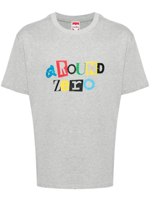Ground Zero playera con logo estampado