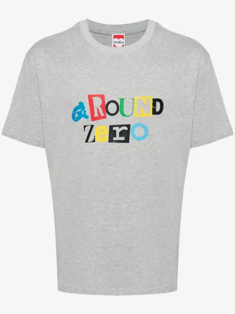 Ground Zero logo-print cotton T-shirt