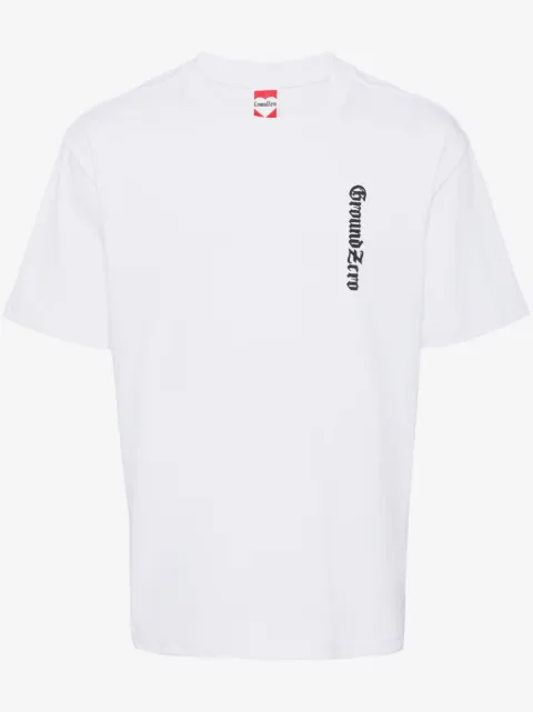 Ground Zero logo-print cotton T-shirt