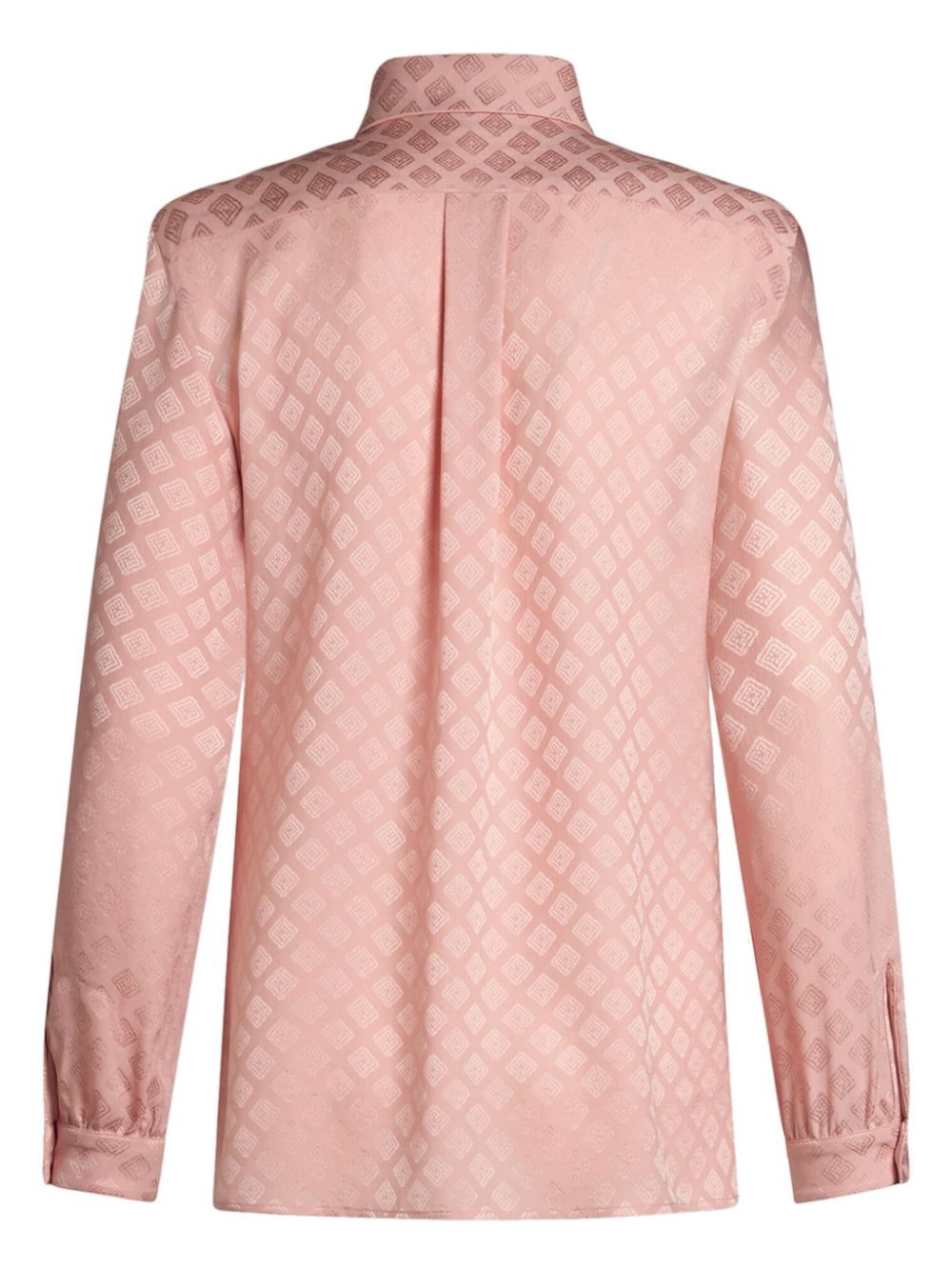 ETRO patterned silk-jacquard shirt Women