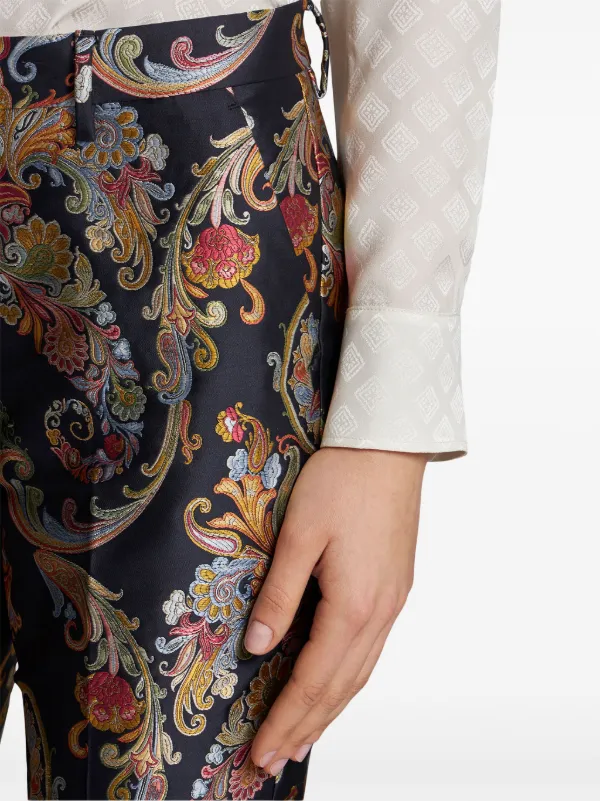 ETRO クロップドパンツ ETRO クロップドパンツ | グリーン | FARFETCH JP