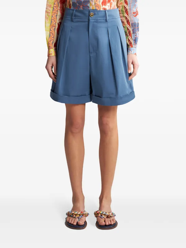 ETRO　総柄スイムショートパンツ　67250607M08N ETRO ペイズリー ショートパンツ | グリーン | FARFETCH JP