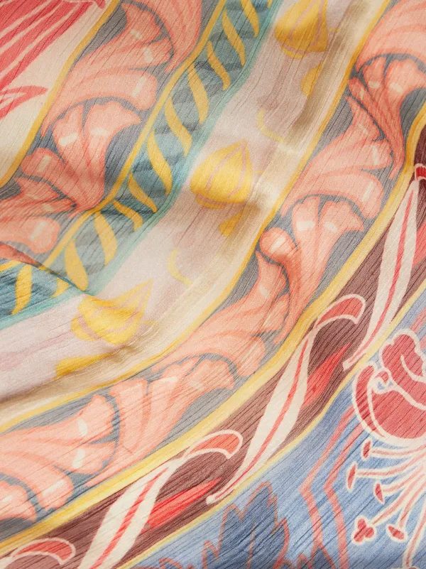 【ETRO】プリント crepon kaftan ETRO Asymmetric printed crepe de chine kaftan | NET-A-PORTER