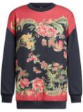 ETRO floral-print drop-shoulder sweatshirt - Black