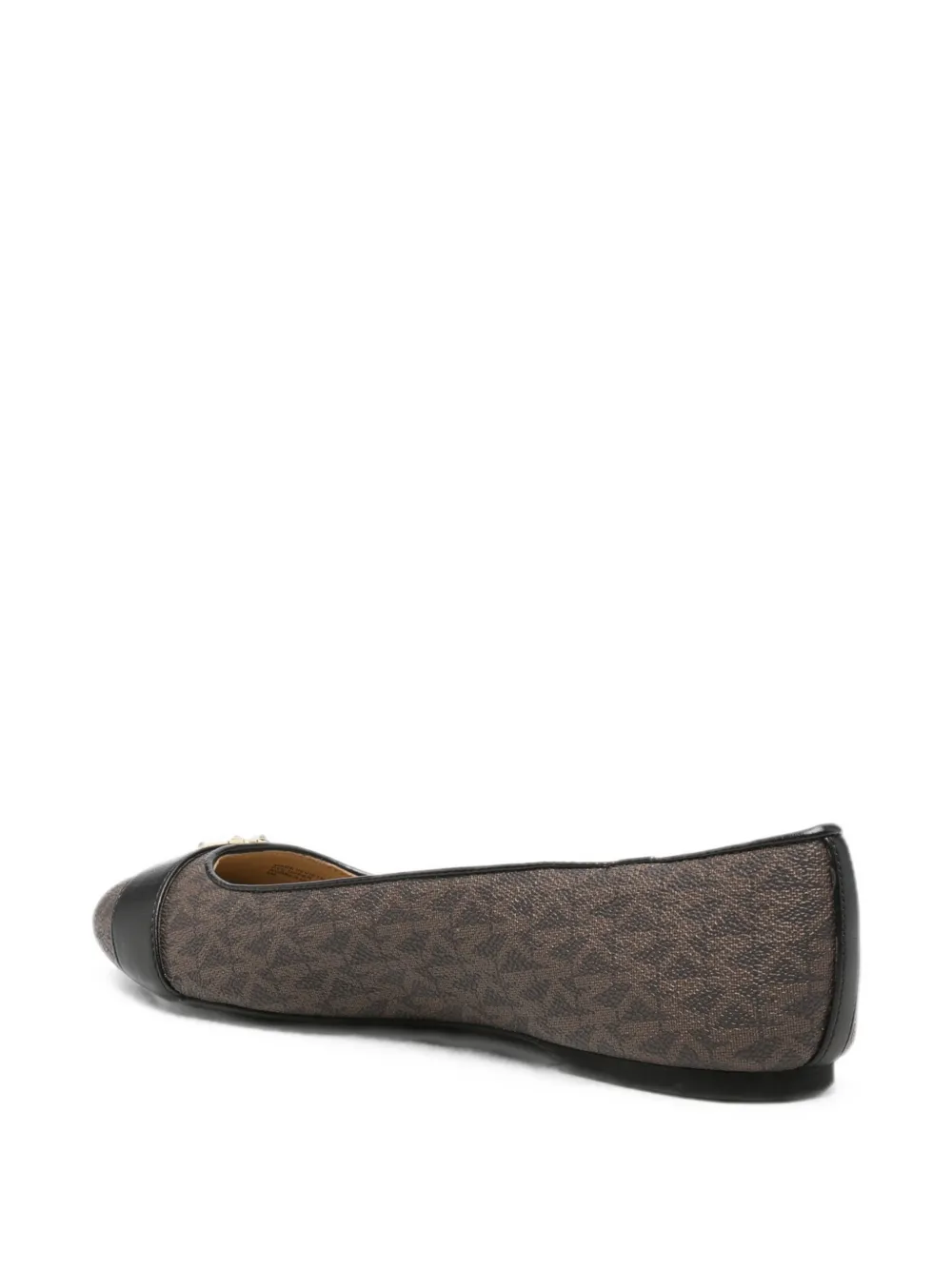 Michael Kors logo-plaque ballet flats Bruin