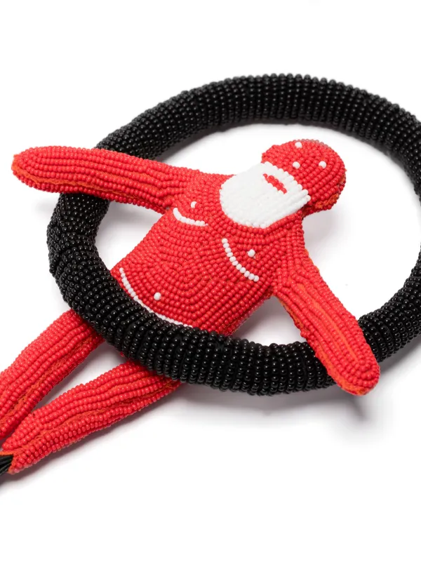 Walter Van Beirendonck Black Hole Jewel ネックレス | レッド 