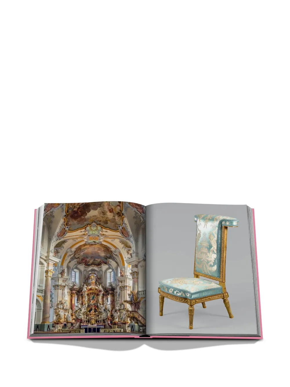 Assouline 18th Century Style Book In Pink
