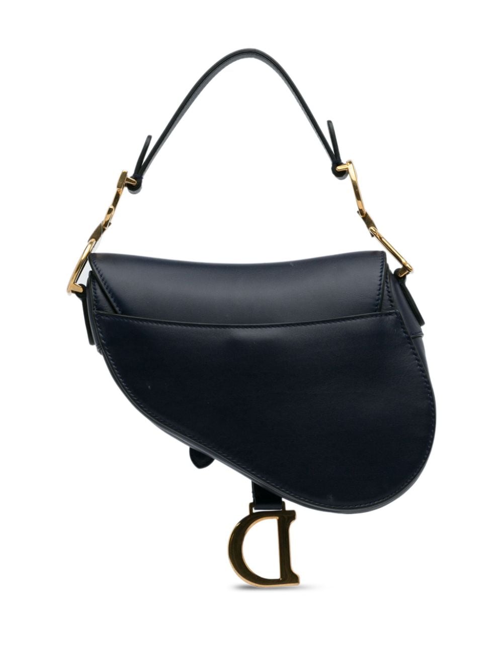 Christian Dior Pre-Owned 2018 Mini Leather Saddle shoulder bag - Blauw
