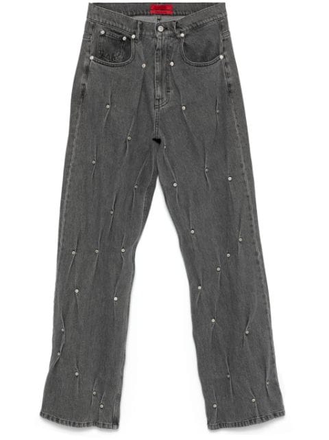 KUSIKOHC Multi Rivet jeans