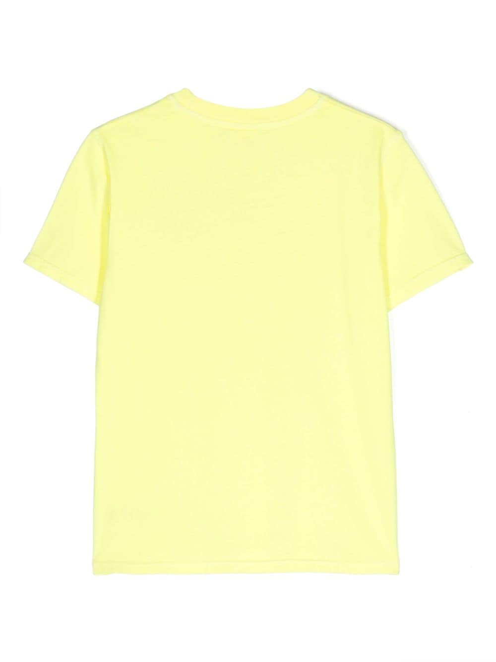 Shop Sundek New Simeo Logo-print T-shirt In Yellow