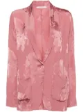 Transit single-breasted oversized blazer - Pink