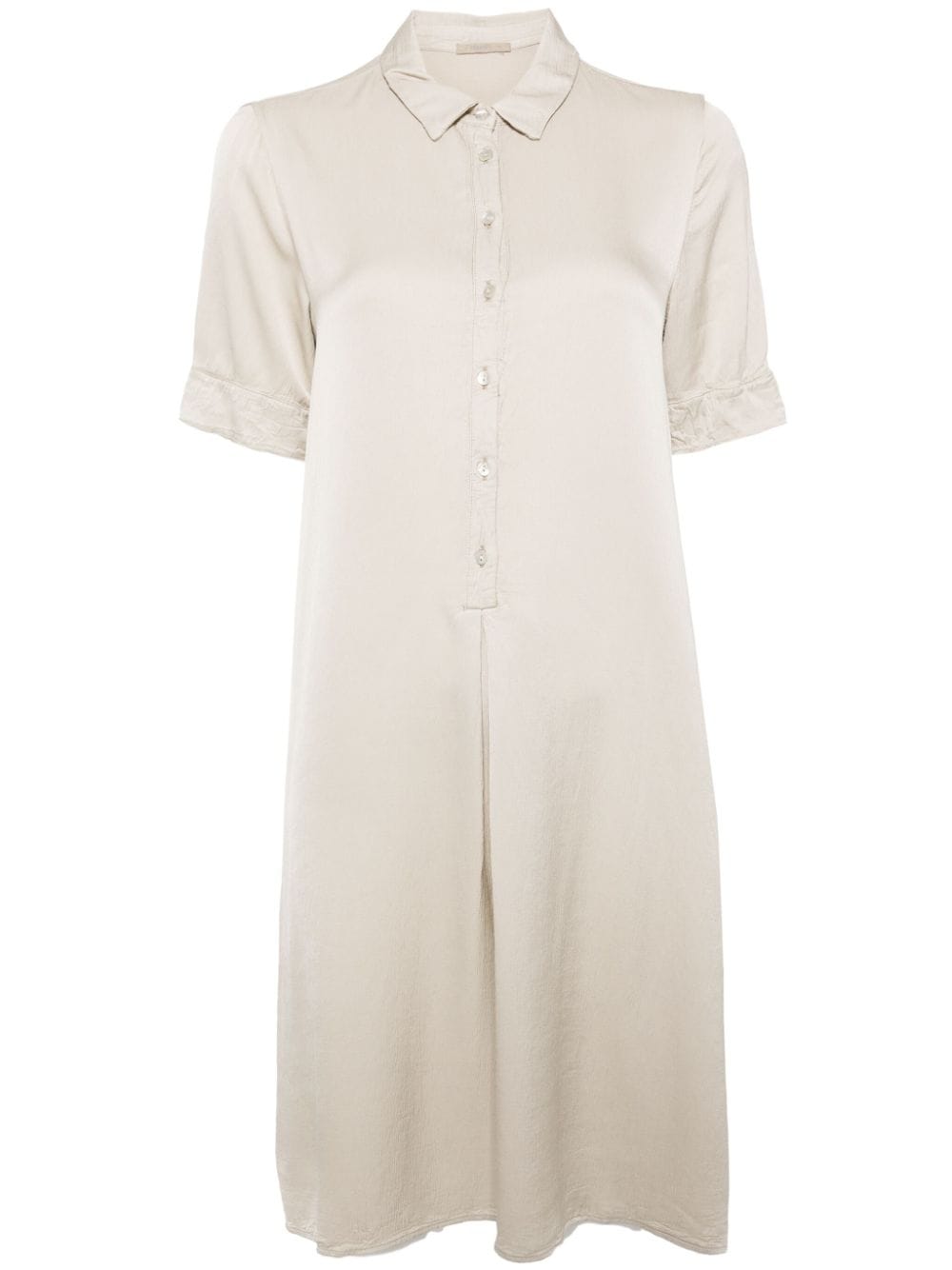 Transit Short-sleeve Midi Dress In Neutrals