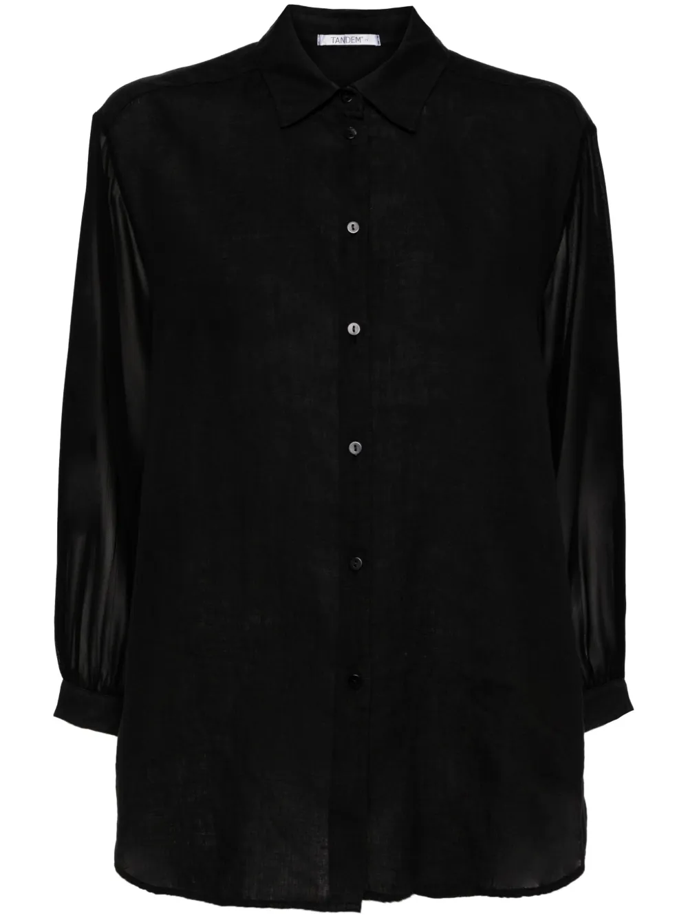 Transit Linnen blouse Zwart