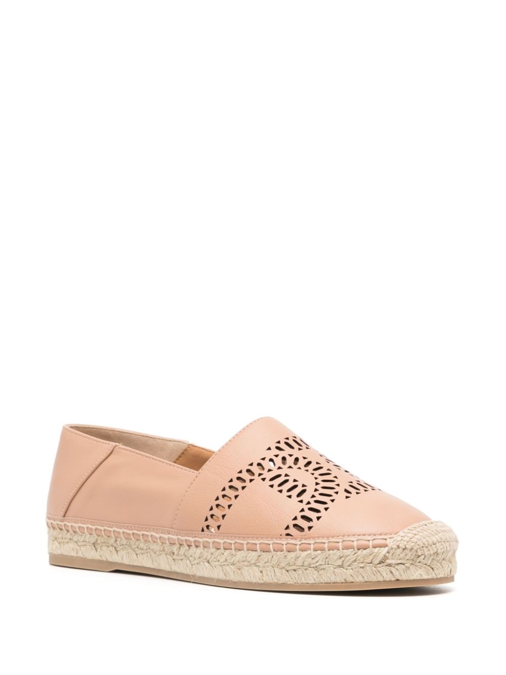 Tod's Kate leather espadrilles - Beige